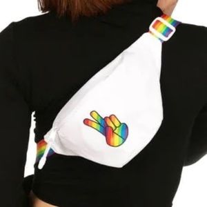 RAINBOW PEACE FANNY PACK